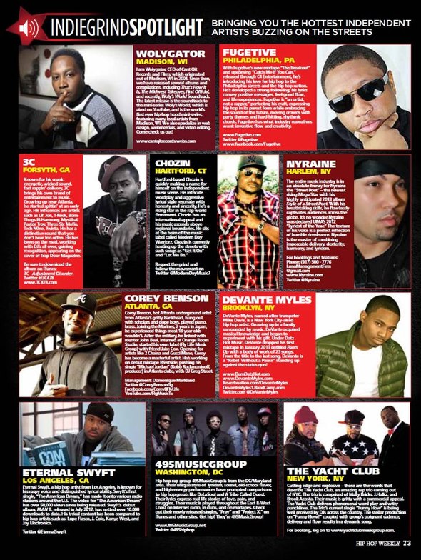 Get Featured on Hip Hop Weekly Magazine (Website) Plus bonus promo